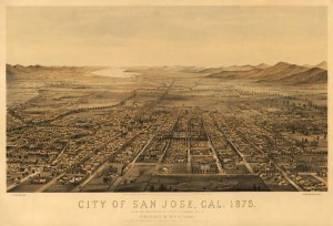 San Jose, California circa 1875. (Image is public domain)